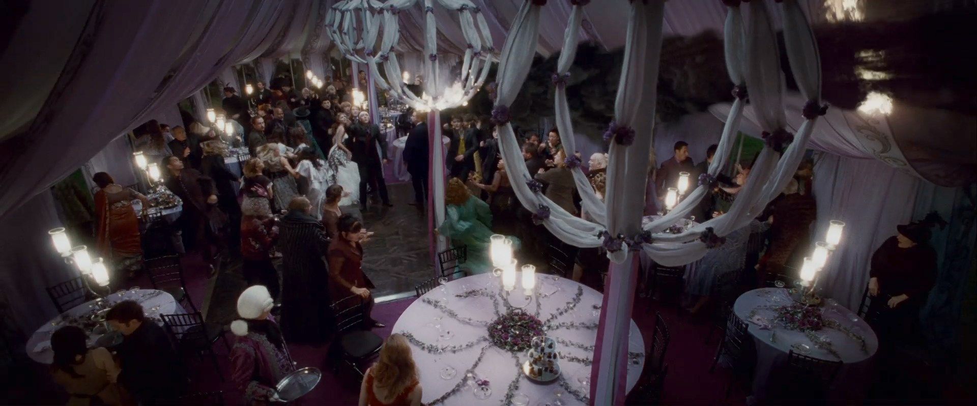 En la boda de Bill y Fleur: Como se llama el primo ficticio de los Weasley, que en realidad es Harry?