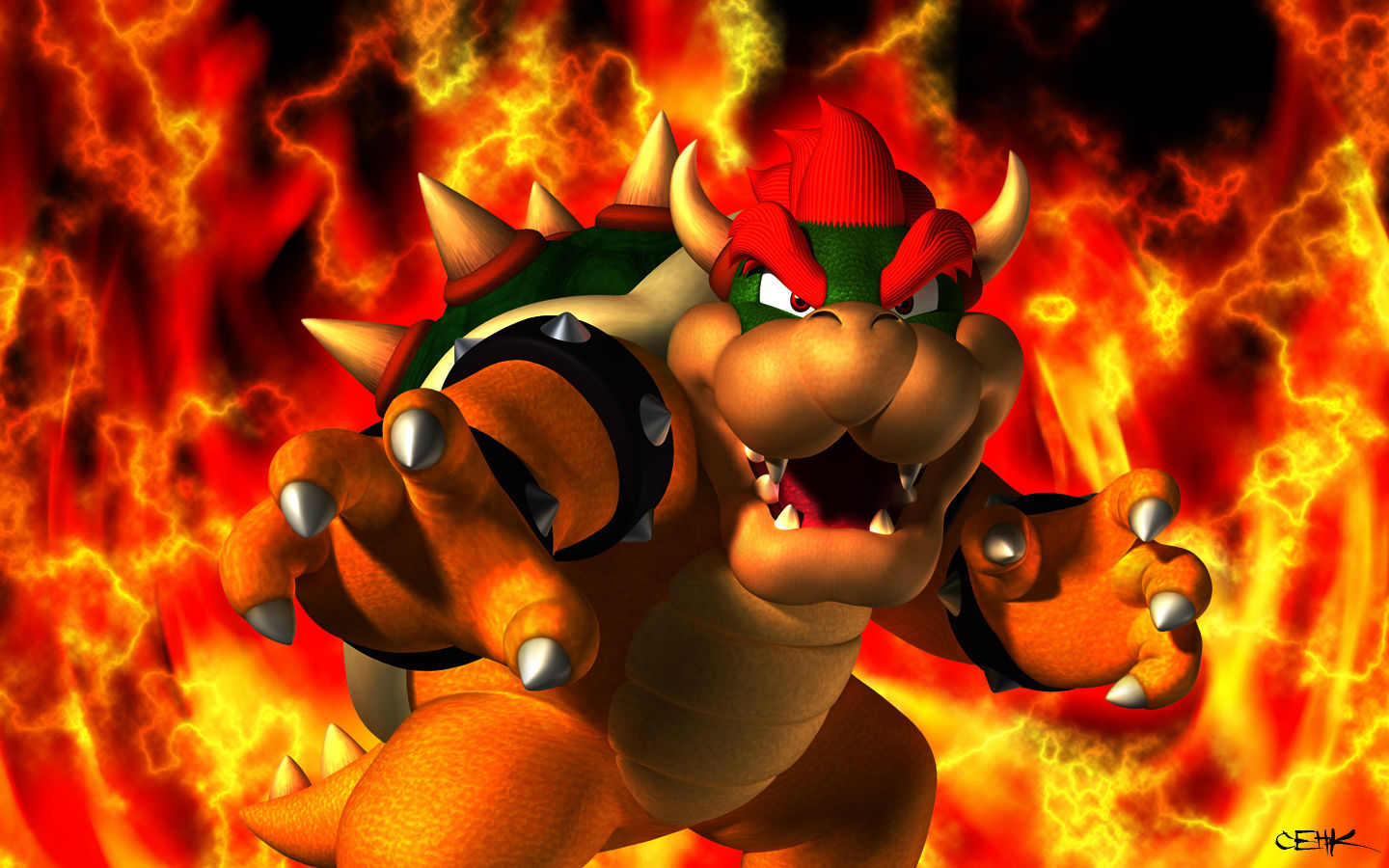 ¿Qué pasa con Bowser en New super Mario Bros DS?