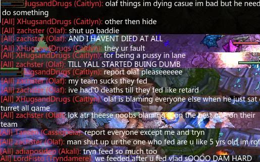 si álguien empieza a insultar por el chat...