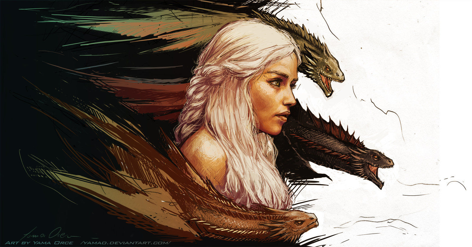 ¿Cómo se llaman los dragones de Daenerys?