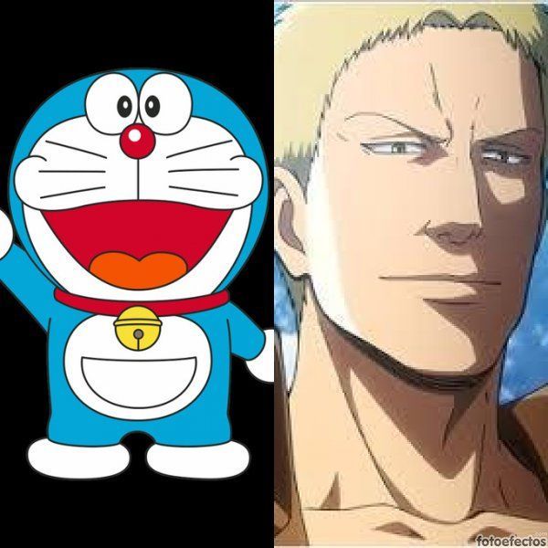 Doraemon vs Reiner Braun